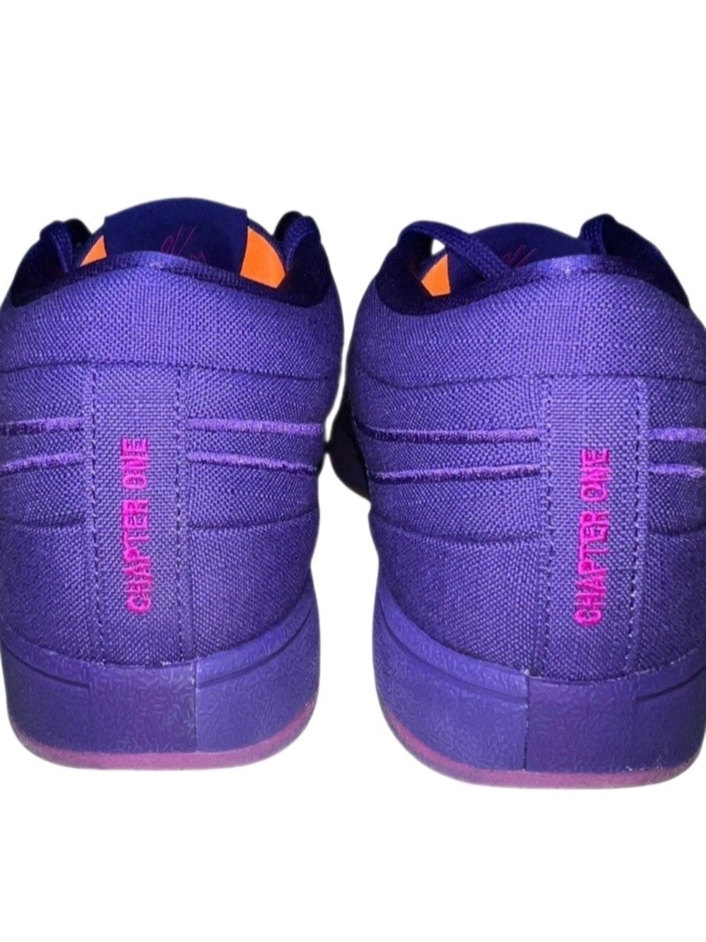 Nike Book 1 Court Purple Sunset Total Orange Nby HJ5351-500 US Men's Size 12 - Picture 6 of 13